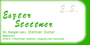 eszter stettner business card